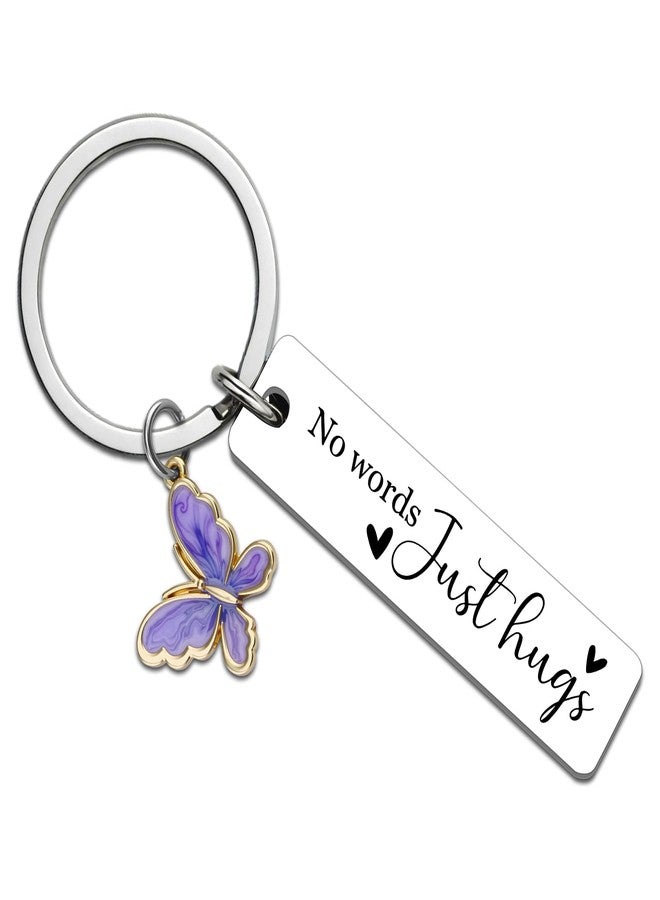 MOEXUKO In Memory of Loved One Gifts Sympathy Gifts for Loss of Loved One Memorial Gift for Loss of Mom Dad Memorial Keychain Remembrance Gift for Losses Bereavement Condolence Grief Present Keyring - Image 1